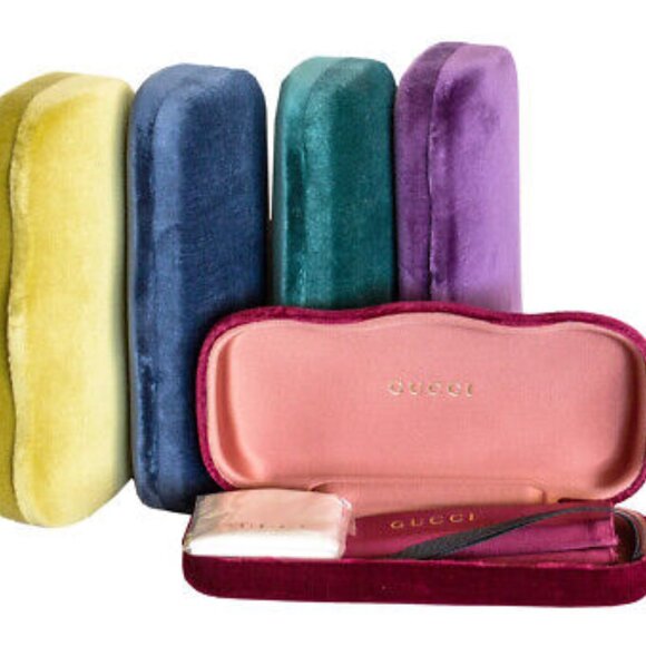 NWT GUCCI SUNGLASSES, RED GOLD EYEWEAR - Picture 3 of 3